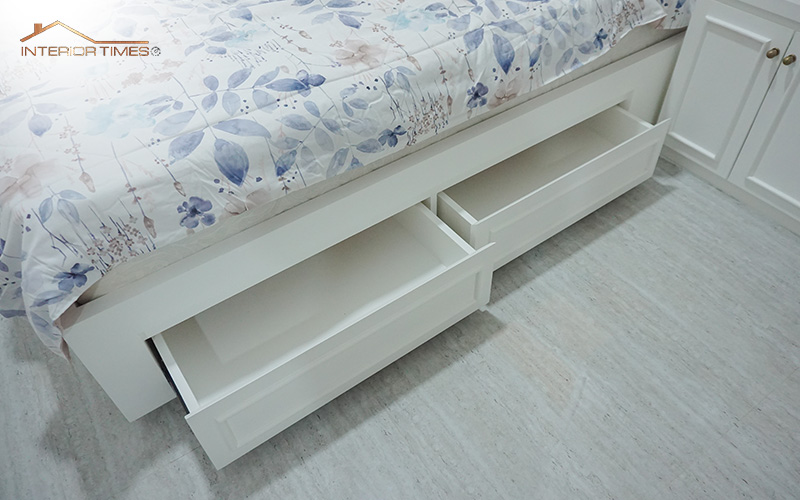 storage bed frame 