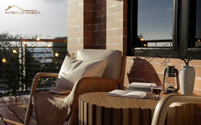 cosy balcony design